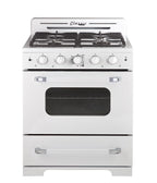 Unique Classic Retro 30" 3.9 cu/ft Freestanding Gas Range with Convection Oven and Sealed Burners