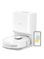 Dreame C20 Plus Robot Vacuum and Mop with Self Emptying Base for 90 Days of Cleaning, 6000 Pa Suction and LiDAR Navigation, Obstacle Avoidance, Wi-Fi Connected