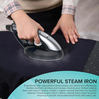 Steam & Go All-in-One Garment Steamer & Clothes Iron with Ironing Board & Hanger