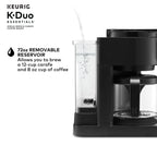 Keurig K-Duo Essentials, Hot & Iced Single-Serve K-Cup Pod Coffee Maker & Carafe,  Moonlight Grey