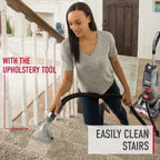 Hoover SmartWash Essentials Automatic Upright Carpet Cleaner Machine, for Carpet & Upholstery, Quick Dry Mode, Upholstery Tool Attachment, FH52110