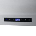 Cosmo 30 in. Ducted Range Hood in Stainless Steel with Touch Controls, LED Lighting and Permanent Filters