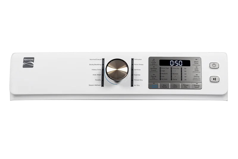 Kenmore 8.0 cu. ft. Electric Dryer w/ Steam - White