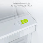 18.5 cu. ft. Stainless-Steel French Door Refrigerator in Silver, Auto Defrost, Energy Star, Digital Temperature Control