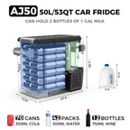 Setpower 12V Portable Refrigerator Freezer, 32 Quart Outdoor Fridge for Camping,Car Refrigerator,Electric Cooler for Truck, RV, Travel,3-Year Warranty