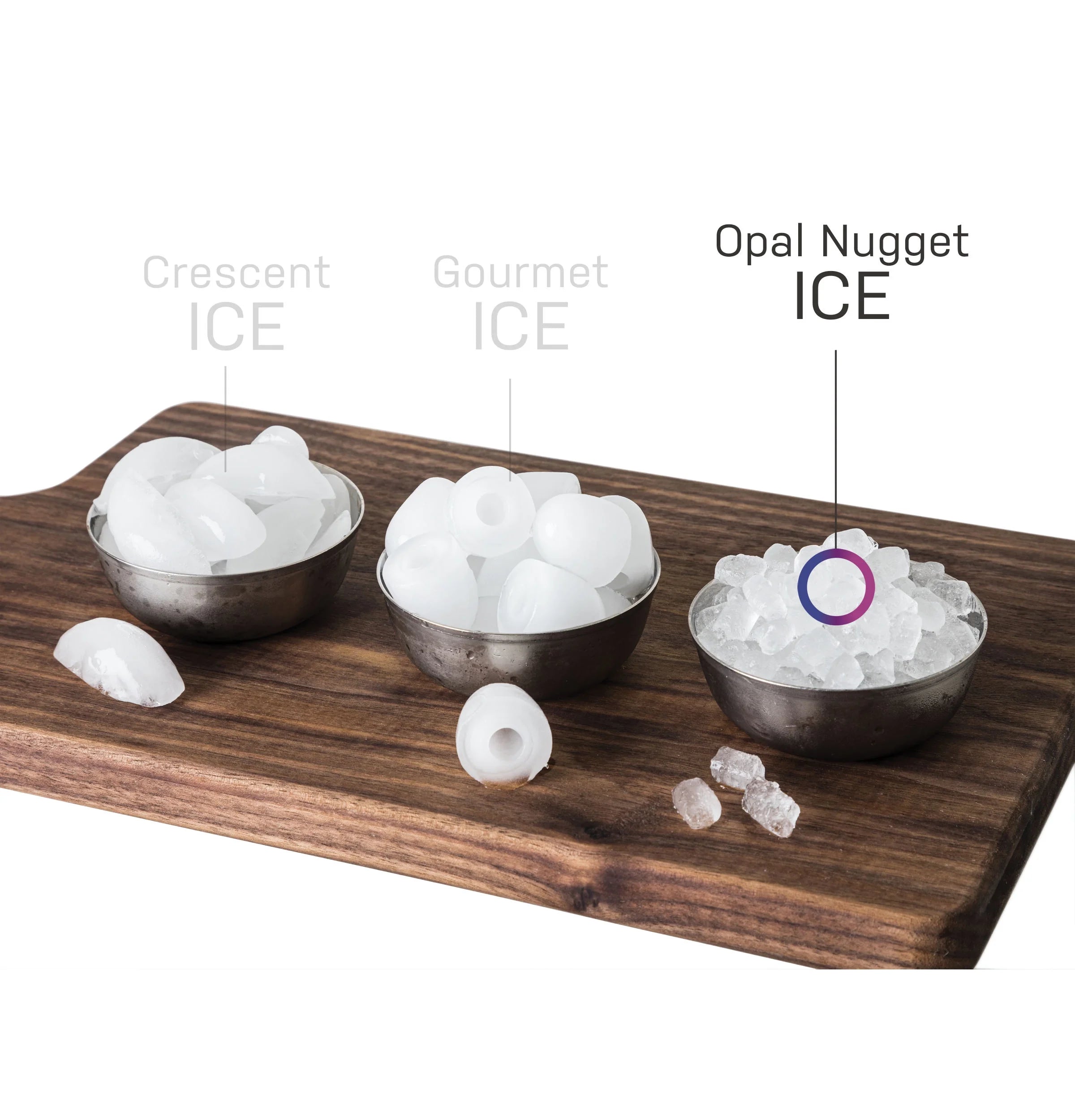 GE Profile? Opal? Nugget Ice Maker + Side Tank, Countertop Icemaker, Stainless Steel, 33lbs Daily Ice Production