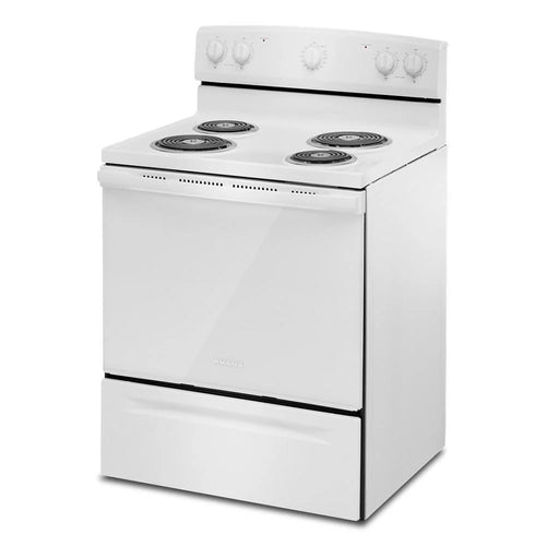 AMANA ACR4203MNW 30" freestanding coil electric range