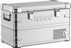 APL35 Aluminum Dual Zone 37QT Portable Refrigerator Silver