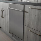 ZLINE 24 in. Top Control Dishwasher with Stainless Steel Tub and Modern Style Handle, 52dBa (DW-24)