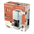 Beautiful Perfect Grind�?Programmable Single Serve Coffee Maker, White Icing by Drew Barrymore