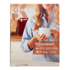 Keurig K-Compact Single-Serve K-Cup Pod Coffee Maker, Black