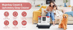 Aeitto 12Kpa Portable Furniture Water Extractor - Odor/Stain Removal, Ideal for Sofa, Carpet, Car, Pet Messes