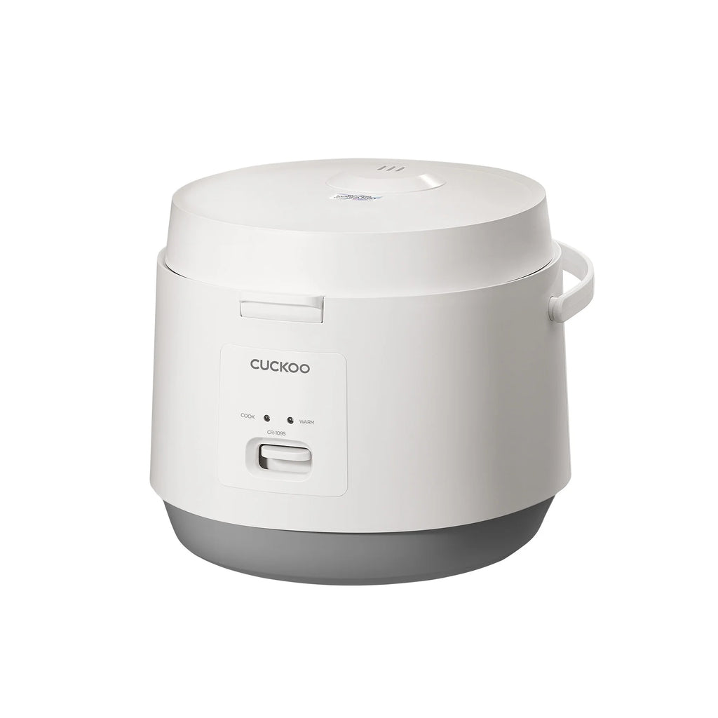 Cuckoo Rice Cooker 20 Cups Cooked Warmer with Nonstick Pot Easy Switch Start White (CR-1095)