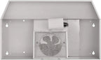 Broan-NuTone F403611 Two Four White 36-inch Under-Cabinet 4-Way Range Hood, with 2-Speed Exhaust Fan and Light