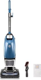 Vacmaster UB0402 Commercial Vacuum Cleaner Ultra-Lightweight 14L Capacity Bagged Upright Vac with LED Headlight and 2-Speed Setting Powerful Suction for Pets, Carpets & Hard Floor