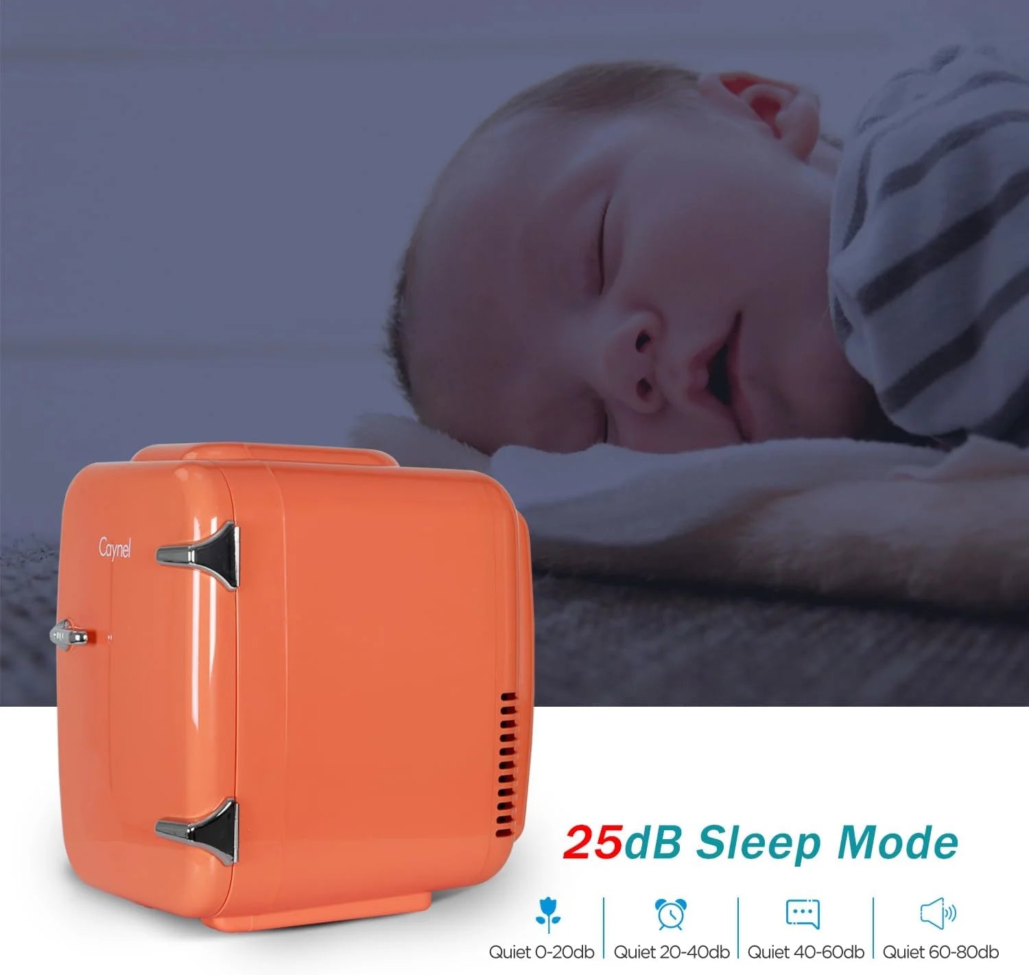 Fridge Portable Thermoelectric 4 Liter Cooler and Warmer for Skincare,  Friendly Beauty Fridge For Foods,Medications, Cosmetics, Breast Milk, Medications Home and Travel