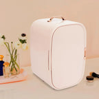 12L Skincare Fridge Pink Mini Beauty Fridge Cooler & Warmer Portable Personal Refrigerator for Cosmetic Storage Compact Fridge for Bedroom, Office, Dorm and Car