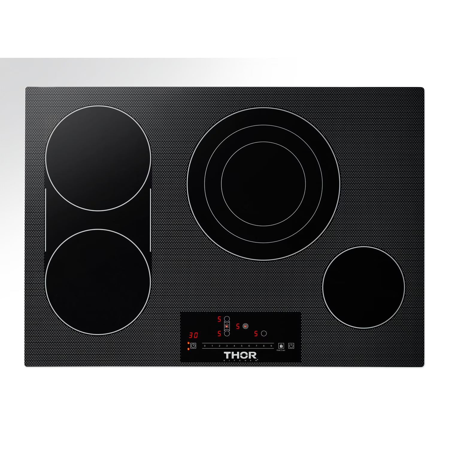 Thor Kitchen Tec30 30" Wide 4 Burner Electric Cooktop - Black