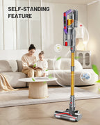 AZVKEA Cordless Vacuum Cleaner 550W 55KPA 60Mins Stick Vacuum Cleaner for Home Hardwood Floor Carpet Pet with Display