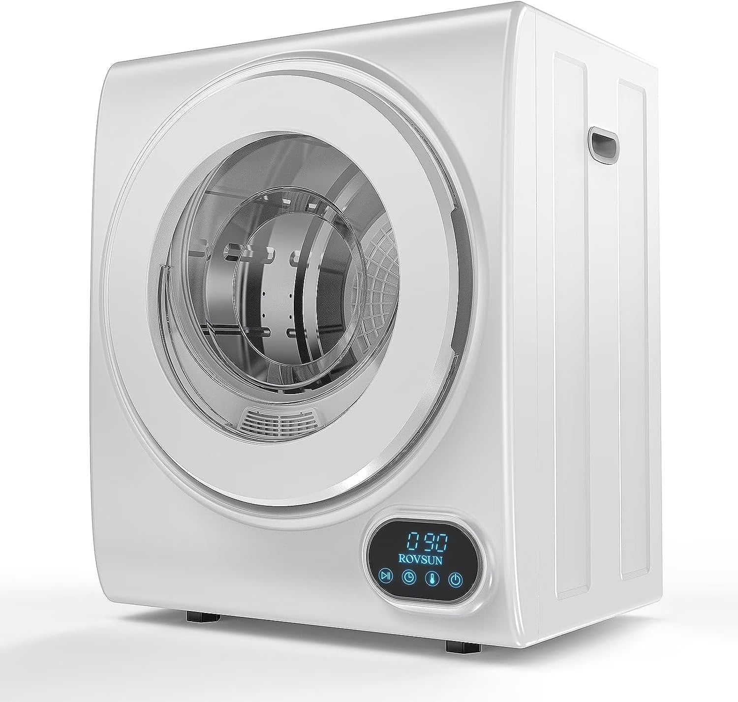 VINGLI Portable Clothes Dryer 10 lbs 110V White Electric Dryer Tumble