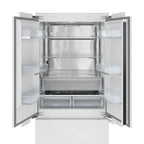 36 In. Panel Ready French Door Refrigerator With Ice maker, water dispenser, Frost Free . 19.6 total cubic feet