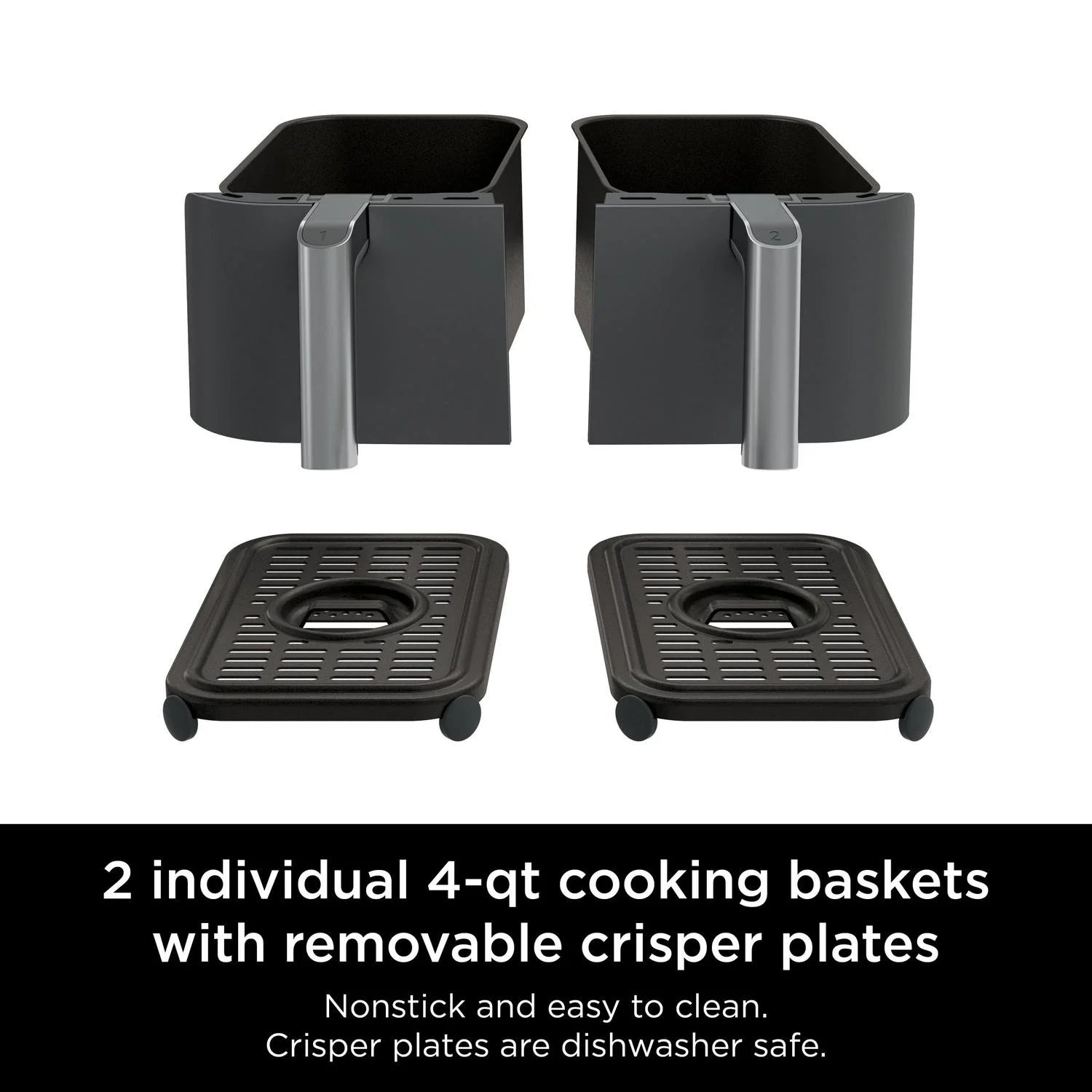 Ninja Foodi 6-in-1 8-quart 2-basket Air Fryer with DualZone Technology