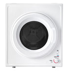 ZOKOP GYJ40-168I1 Compact portable Household clothes Dryer 4KG 2.6CUFT with Stainless Steel Drum White 120V 1400W MECHANICAL Control