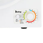 GYM25-78 Compact Portable Household clothes Dryer 1.6cuft with Stainless Steel Drum Black and White 120V MECHANICAL Control ETL Certification