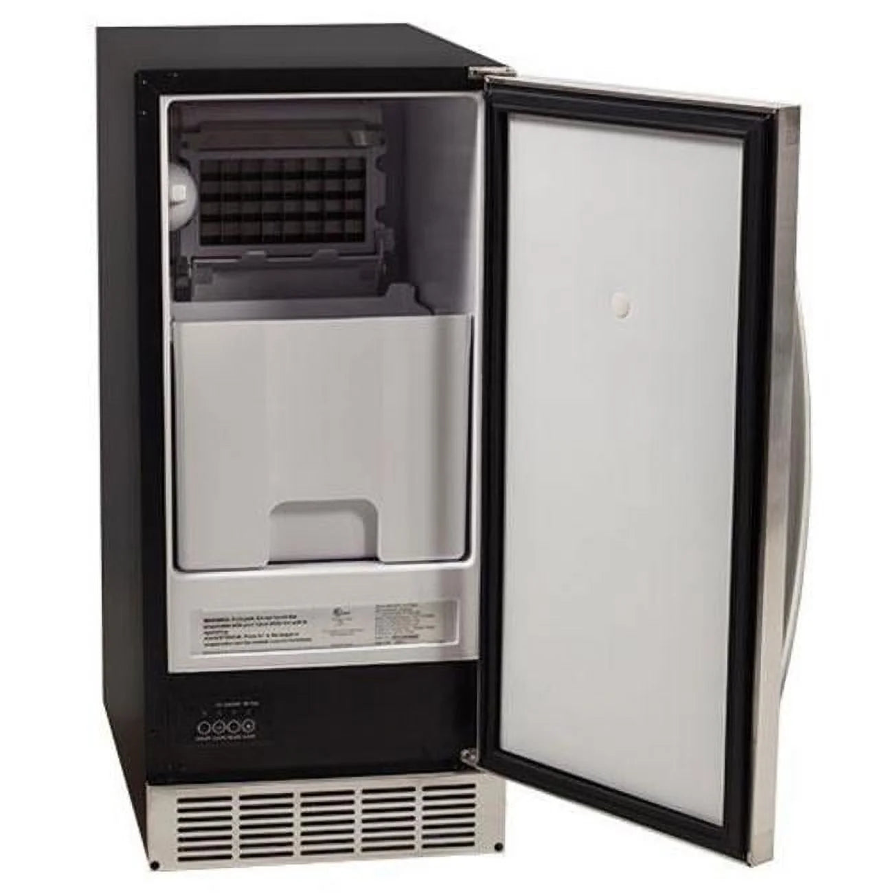 Edgestar Ib450p 15" Wide 25 Lbs. Capacity Free Standing And Undercounter Ice Maker -