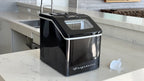Frigidaire 40lbs. Countertop Clear Square Ice Maker - Stainless Steel