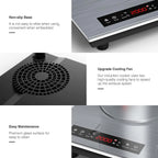 VBGK 12�?Electric Cooktop in Black with 2 Burners