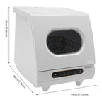 1200W mini Portable Countertop Dishwasher 360�� Rotating Deep Cleaning Dishwasher