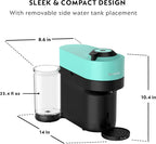 Nespresso Vertuo Pop+ Coffee and Espresso Maker by Breville, Aqua Mint