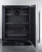 24" Wide Built-In All-Freezer, ADA Compliant, Stainless Steel