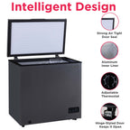 Frigidaire, 5.0 Cu. ft. Chest Freezer, Black Granite Design