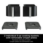 Ninja?? Foodi?? 6-in-1 Smart 10-qt. 2-Basket Air Fryer