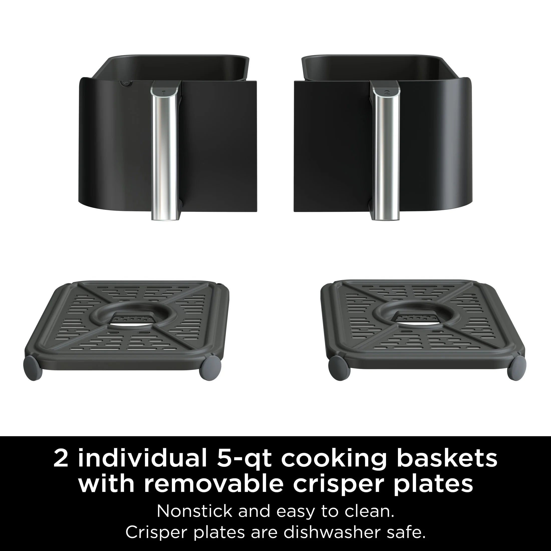 Ninja?? Foodi?? 6-in-1 Smart 10-qt. 2-Basket Air Fryer