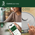 iRobot Roomba 1010 Combo Robot Vacuum & Mop, 2 in 1 for Carpet & Hard Floors, Self-Charging, Intense Power-Lifting Suction, Avoids Mopping Carpets, LiDAR Navigation, Model# Y311620