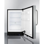 ADA compliant built-in or freestanding 20" wide manual defrost all-freezer for residential use
