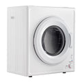 ZOKOP GYJ40-168I1 Compact portable Household clothes Dryer 4KG 2.6CUFT with Stainless Steel Drum White 120V 1400W MECHANICAL Control