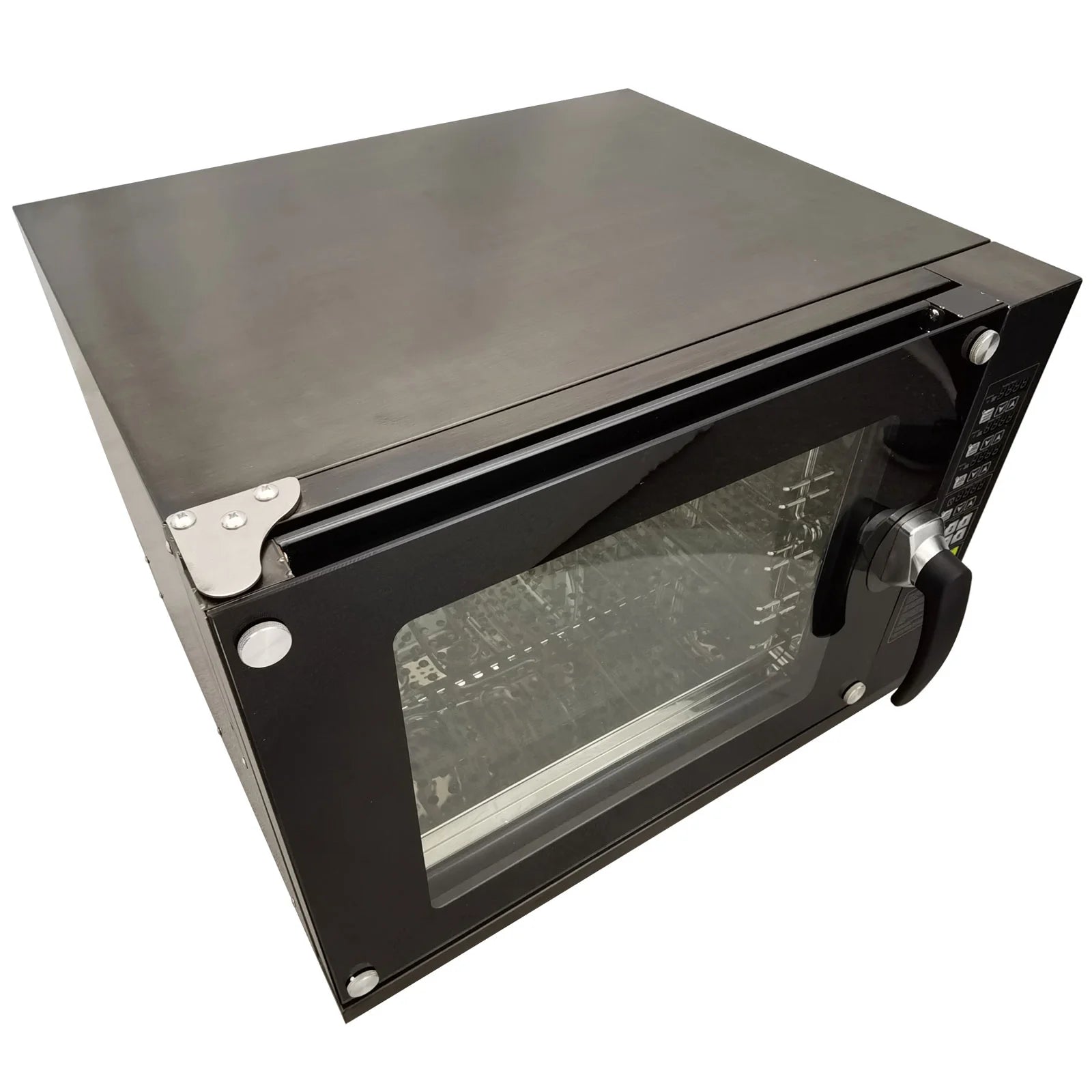 60L Commercial Countertop Convection Spray Oven 4 Racks Hot Air Circulation Electric Oven 220V