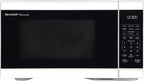 1.1 cu ft Countertop Microwave with 1000 watts and Auto Cook Features - White