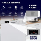 Equator Europe 24" Built in 14 place Dishwasher in Stainless
