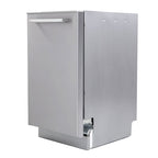 Avanti 18-Inch Built In 6 Cycle Compact Kitchen Dishwasher, Stainless Steel