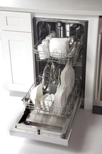 Kucht Professional 18" Stainless Steel Front Control Dishwashers in Silver
