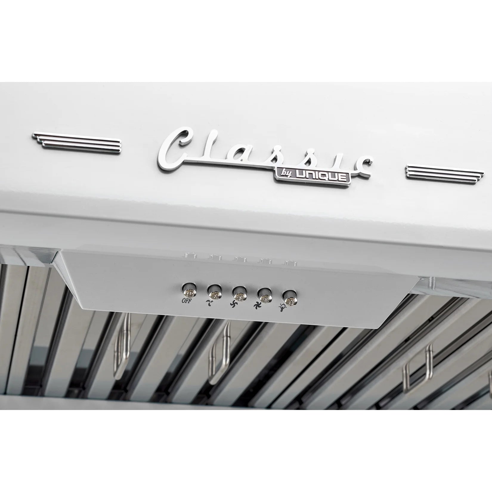 Unique Classic Retro 30" Under Cabinet Range Hood with 700 CFM and LED Lighting 110 volts