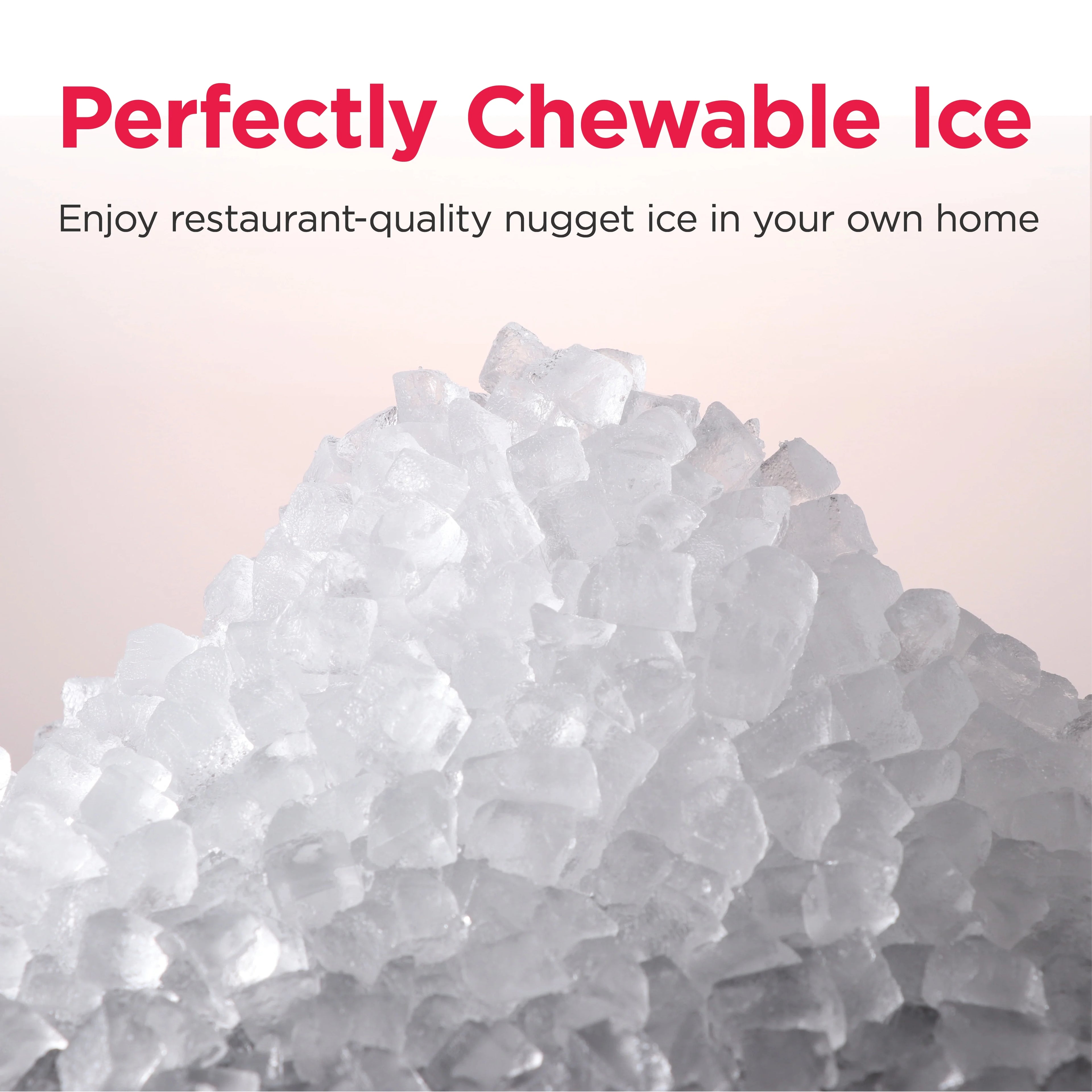 Frigidaire Gallery 33 lbs. Touchscreen Nugget Ice Maker - Stainless Steel Accent, EFIC220, Black