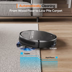 GOOVI Robot Vacuum Cleaner, Robot Vacuum Mop Combo, With Alexa/WiFi/App Connection, for Pet Hair, Hard Floor