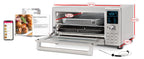 Bravo Air Fryer Toaster Smart Oven, 12-in-1 Countertop Convection, 30-QT XL Capacity, 50��-500��F Temperature Controls, Top and Bottom Heater Adjustments 0%-100%, Brushed Stainless Steel Look