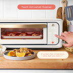 Beautiful Infrared Air Fryer Toaster Oven, 9-Slice, 1800 W, White Icing by Drew Barrymore